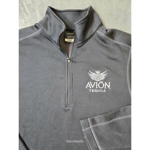 Nike Sweater Mens Small Black 1/4 Zip Therma Fit Long Sleeve Pullover‎ Avion